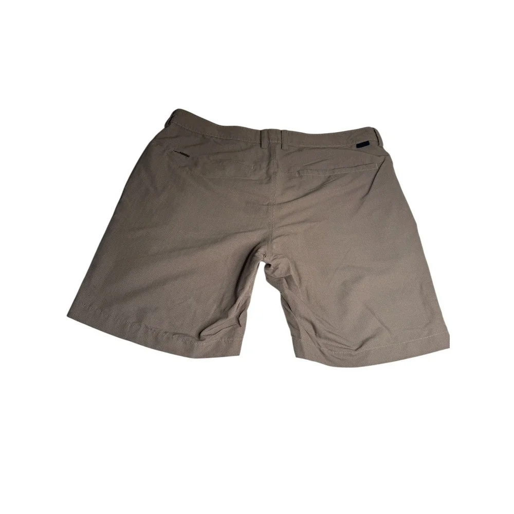 The North Face Mens Size 38 Khaki Textured Tech Shorts Regular‎ Fit EUC